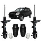 02 Amortecedor Traseiro Nakata + Kit Batente Kia Sportage 2006 A 2010