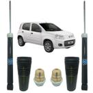 02 Amortecedor Traseiro Nakata + Kit Batente Original Fiat Uno 2010 02 Amortecedor Traseiro Nakata + Kit Batente Original Fiat Uno 2010