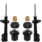 02 Amortecedores Direita+Esquerda Dianteiro Kayaba Chevrolet Agile 2009 A 2016+Kit Batente