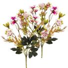 02 Arranjos de Margarida e Rosas Artificiais Decorativas 34cm 02 Arranjos de Margarida e Rosas Artificiais Decorativas 34cm