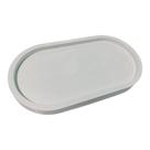 02 Bandejas Decorativa grande 23 cm Oval de Gesso Cerâmico para Decoração Porta Óculos 02 Bandejas Decorativa grande 23 cm Oval de Gesso Cerâmico para Decoração Porta Óculos