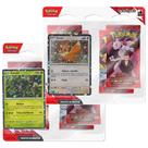 02 Blister Quádruplo Rivais Predestinados Ev10 Pokemon Copag 50 Cartas em Português Eevee Zarude