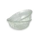 02 Bowl Tigela Cumbuca Vidro Trabalhado Boho 15cm Mimo Style