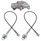 02 Cabo Aço Tampa Caçamba Traseira Pick-up Strada 2009 Até 2013
