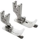 02 Calcador Guia Direito Esquerdo Pesponto 0,8mm Reta Teflon