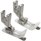 02 Calcador Guia Direito Esquerdo Pesponto 3,2mm Reta Teflon