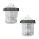 02 Canecas Completa 600ml SPW - Copo Externo, Refil Camisa, Tampa, Anel