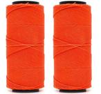 02 Cones Encerado Linha Fio Cordão 100gr Poliéster Cor 0393 02 Cones Encerado Linha Fio Cordão 100gr Poliéster Cor 0393