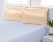 02 Fronhas De Cetim Anti Frizz 70cm X 50cm Par Duas Unidades