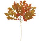 02 Galhos de Folhas Outono Decorativas 74cm