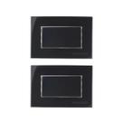 02 Interruptor Simples P/moveis Margirius Preto 10a 250v Nbr