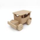 02 Kit Carrinho Calhambeque para Montar e Colorir 18 Peças acompanha tintas