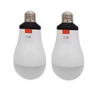 02 Lâmpada Emergencia Fica Ligada Após Faltar Energia 06h Branco-frio 85v 265
