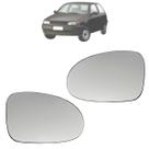 02 Lente Do Retrovisor Gol G2 1995 Até 1999 Original