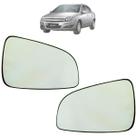 02 Lente Vidro Espelho Retrovisor Base Vectra 2006 Até 2009 Original