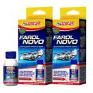 02 limpa farol revitalizadores líquido lentes novo luxcar 50ml