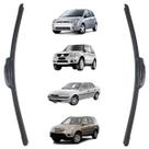 02 Palheta Aerofit Bosch Dianteira Chevrolet Tracker 2001 A 2008