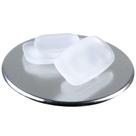 02 Par Plaquetas Silicone Consertos Óculos Preta Branca armação oculos quadrada peça nariz retangular reposição macia apoio transparente fosca