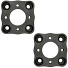 02 Pçs Adaptador De Roda Fusca 4 F P/ Gol 4x130mm P/ 4x100mm spf