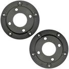 02 Pçs Adaptador De Roda Fusca 4 Furos 4x130mm P/ 5x205mm SPF
