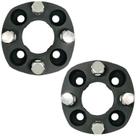 02 Pçs Adaptador de roda Gol 4x100mm p/ 4x108mm 28mm cpf