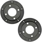02 Pçs Adaptador Roda Gol 4 Furos 4x100mm P/ 5x205mm CPF