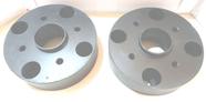 02 Pçs Espaçador Roda Gol Saveiro 4x100mm P/ 4x100mm 50mm