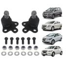 02 Pivô Suspensão Nakata Dianteiro Chevrolet Onix 2017 A 2019