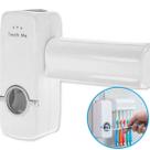 02 Porta Escova Suporte Dispensador Creme Dental Pasta Dente