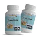 02 Potes Extrato Seco Camomila Pura 500mg 120 Cápsulas Suplemento Natural 02 Potes Extrato Seco Camomila Pura 500mg 120 Cápsulas Suplemento Natural