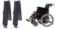 02 Rampas Aço Leve Cadeira Rodas Motorizada Ra 1500/165 Ac