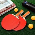 02 Raquetes 03 Bolinhas Ping Pong Tênis De Mesa Conjunto Infantil Brinquedo Bolinhas