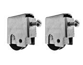 02 Roldana Rolamento Inferior Articulada para Porta de Correr de Aço 45mm