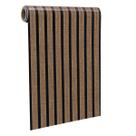 02 Rolos Papel de Parede Auto Adesivo Painel Ripado 45cm x 5mt