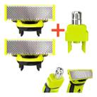 02 Super Lamina + Aparador Nasal Para Oneblade Philips