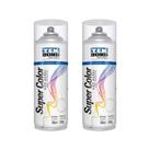 02 Verniz Spray Para Pintura, Madeira, Artesanato 350ml Fosco