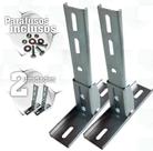 02un. Suporte fixador ajustável para motor portão basculante