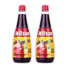 02Un Xarope Artificial Sabor De Groselha 900 Ml Para Bebidas Sobremesa Raspadinha Sorvete Wilson