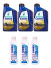03 Aditivos Radiador Rosa Coolant Up Petronas + 03 Aguas
