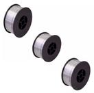 03 arame tubular rolo com 1kg para uso sem gás