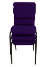 03 Cadeiras Empilhável para Igrejas Evangélicas Linha Church Roxo 03 Cadeiras Empilhável para Igrejas Evangélicas Linha Church Roxo