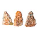 03 Calcita Laranja Pedra Pé Serrado Natural 300 a 400g TipoB 03 Calcita Laranja Pedra Pé Serrado Natural 300 a 400g TipoB