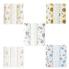 03 Cueiros Flanelado 1mx80cm G Estampado Enxoval Bebê Bublim