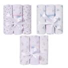 03 Cueiros Flanelado Grande 1mx80cm Estampado Enxoval Bebê
