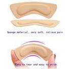 03 PAR Palmilha e protetor de calcanhar adesivo para sapatos na cor BEGE