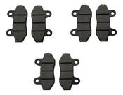 03 Pares De Pastilhas Do Freio Para Kasinsk Mirage 650
