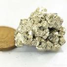 03 Pirita Peruana 30mm Pedra Bruta Natural P/ Orgonite