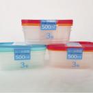 03 Potes com Tampa 500 ml