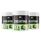 03 Potes de Creatina Limão - Suplemento de Monohidrato de Alta Qualidade