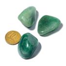 03 Quartzo Verde Rolado Pedra G 30 a 45mm Classe A